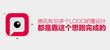 騰訊有30多個LOGO的重設計思路完成方式