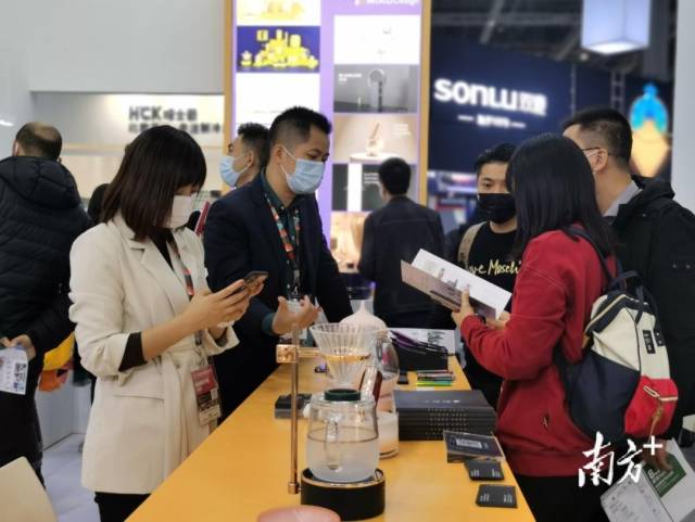 廣東工業(yè)設(shè)計(jì)城企業(yè)參加2021年AWE展會(huì)。受訪單位供圖